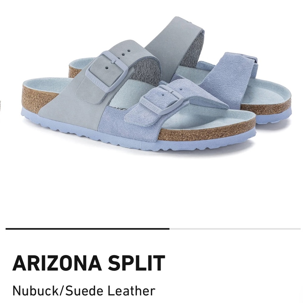 Birkenstock Arizona Split Dusty Blue